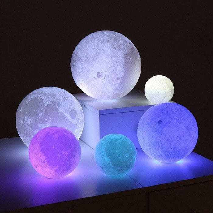 Colorful Moon Lamp - Home Decor