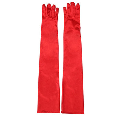 Colorful Satin Gloves - Other