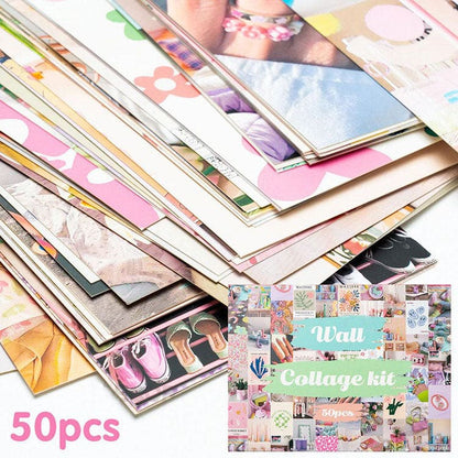 Colorful Wall Collage Kit - Standart/ 50pcs