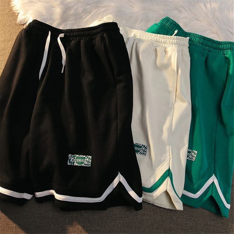 Contrast Trim Sweatshorts