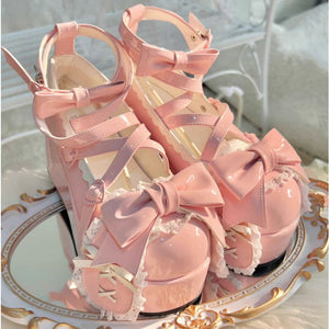 Coquette Bunny Ears Pretty Shoes ON1522 - pink / 35/US5.5