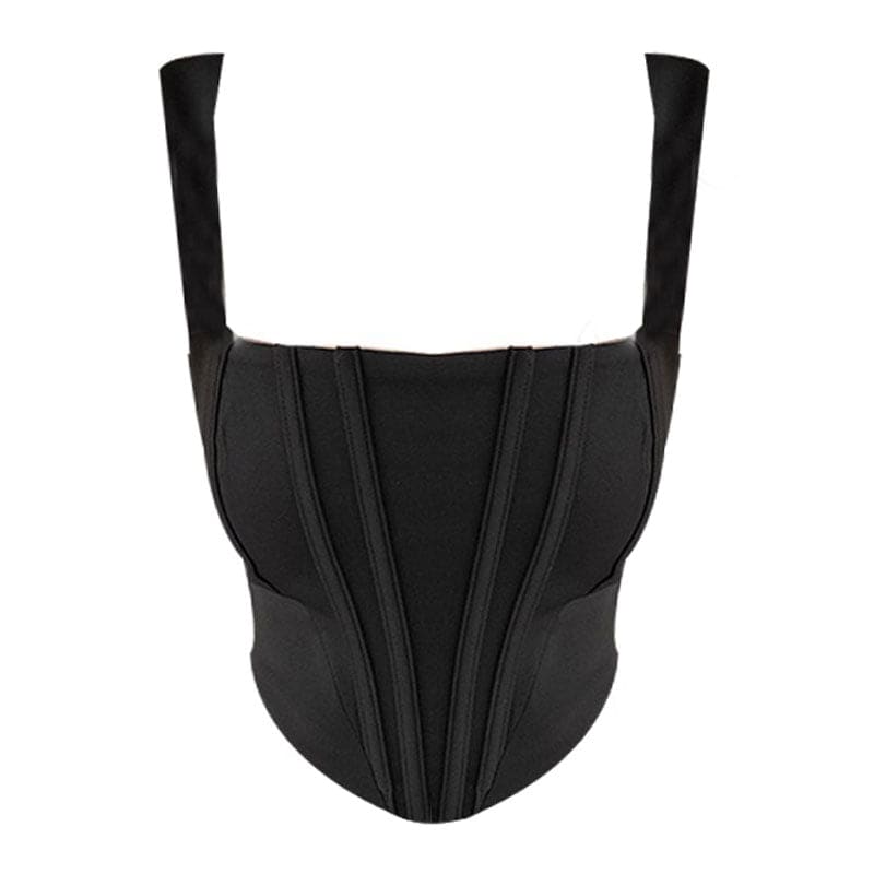 Coquette Classic Corset Top - S / Black - Tops