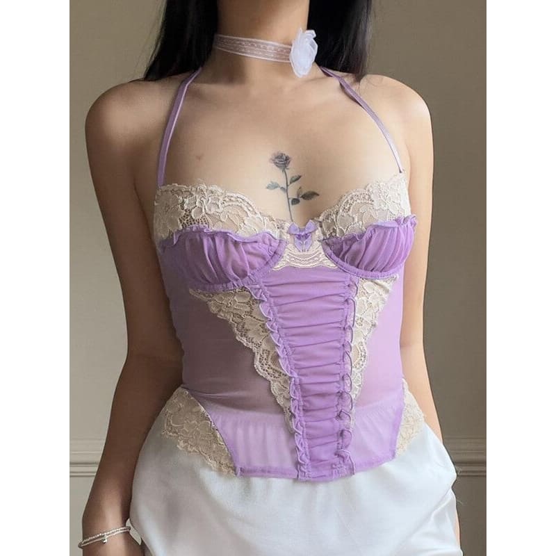 Coquette Vintage Lace Camisole - Camisoles & Tank tops