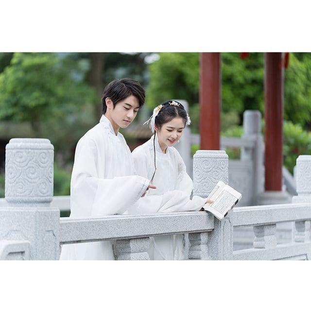 Couple Matching Embroidered Hanfu Blouse / Light Jacket