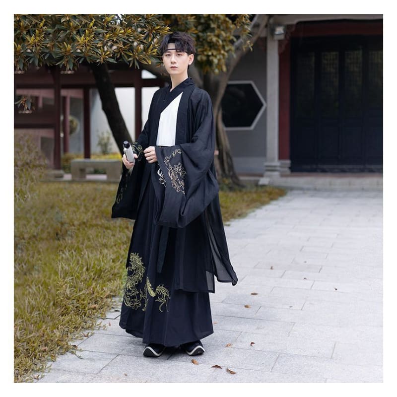 Couple Matching Embroidered Hanfu Jacket / Blouse / High