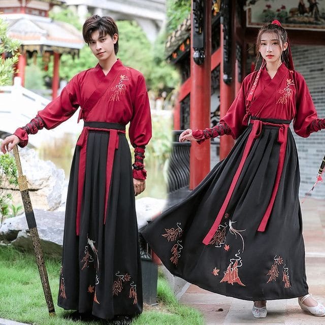 Couple Matching Traditional Chinese Costume Set: Long