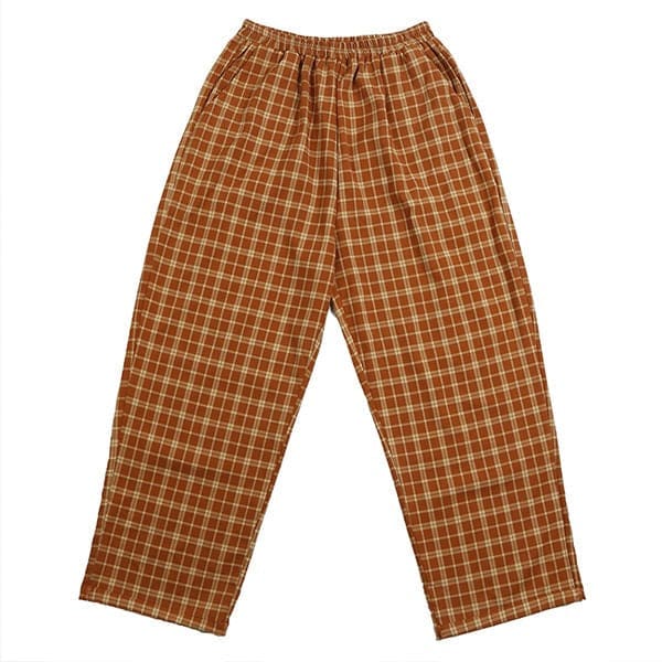 Cozy Up Plaid Trousers - Pants