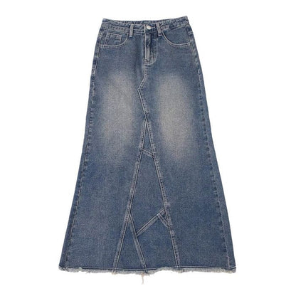 Craft Denim Long Skirt - S / Blue - Skirt