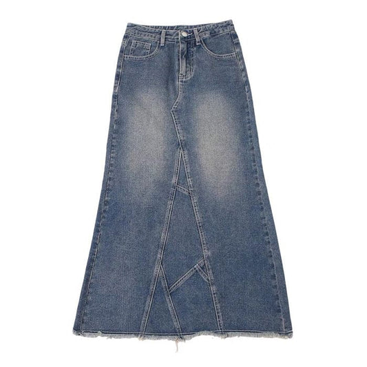 Craft Denim Long Skirt - S / Blue - Skirt