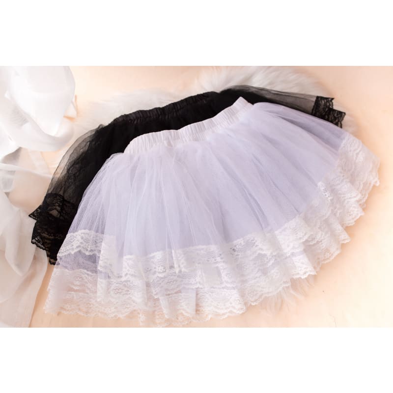 Crinoline Lolita Daily Ultra-Short Soft Veil/Petticoat