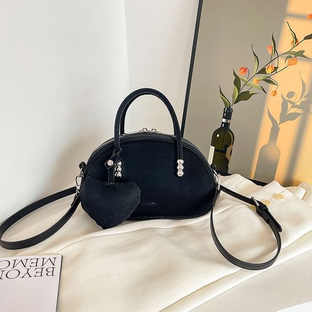 Crossbody Bowler Bag - Black / One Size