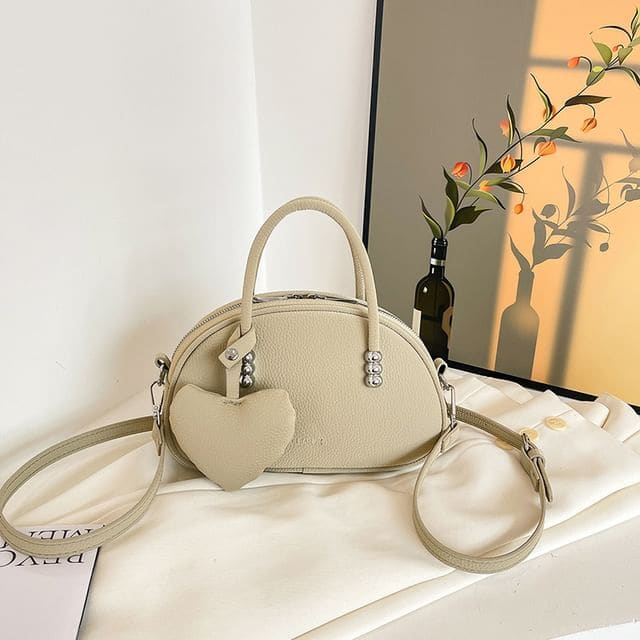 Crossbody Bowler Bag - Light Khaki / One Size