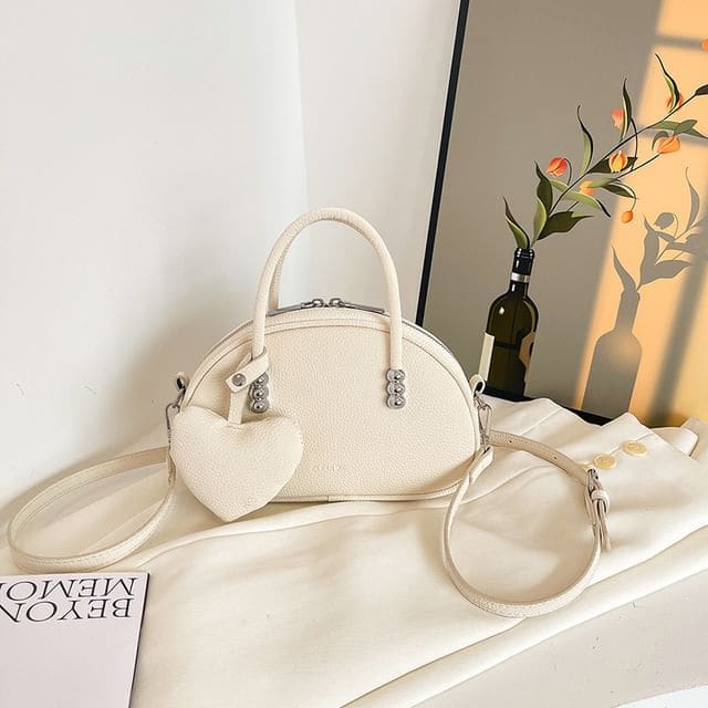 Crossbody Bowler Bag - Off-White / One Size