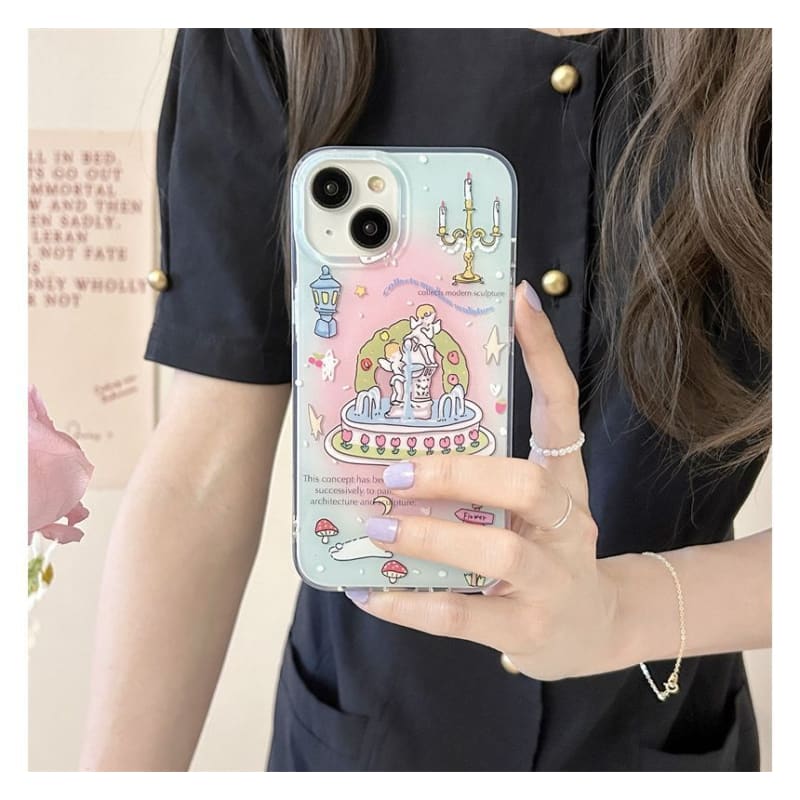 Cupid Fountain Phone Case - iPhone 11 / 12 / 12 Pro / 12