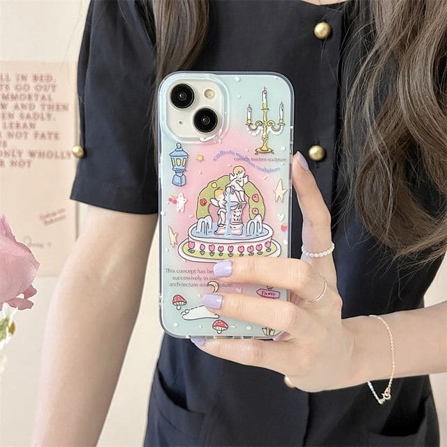 Cupid Fountain Phone Case - iPhone 11 / 12 / 12 Pro / 12