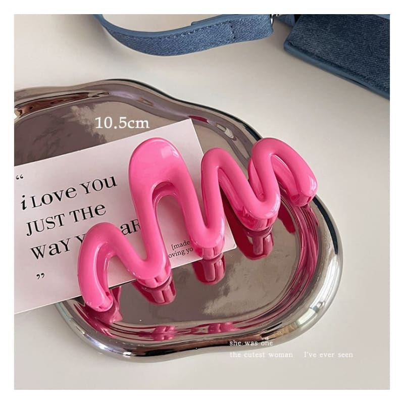 Curve Acrylic Hair Clamp