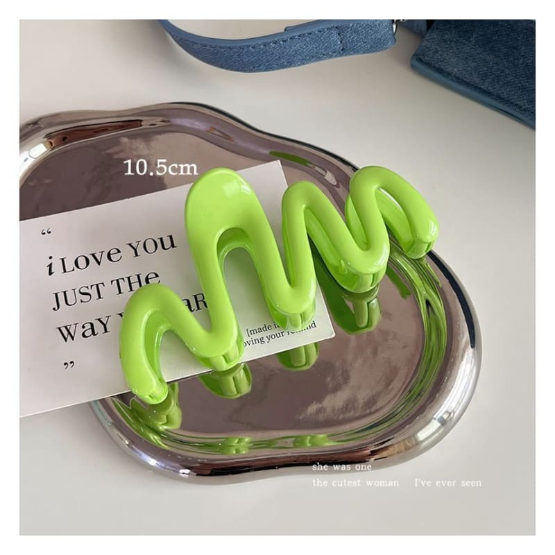 Curve Acrylic Hair Clamp