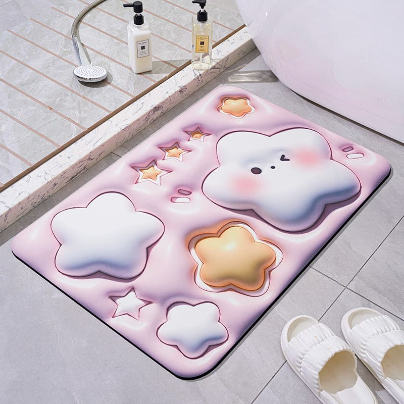 Cute 3D Effect Kawaii Bath Mat ON815 - A / 40*60cm *3.5mm