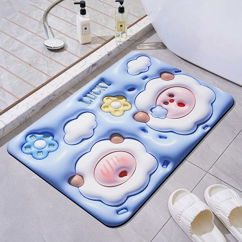 Cute 3D Effect Kawaii Bath Mat ON815 - G / 40*60cm *3.5mm