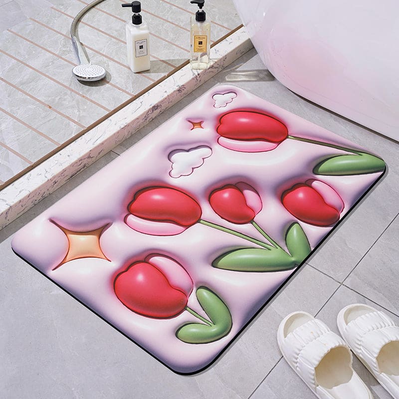 Cute 3D Effect Kawaii Bath Mat ON815 - J / 40*60cm *3.5mm