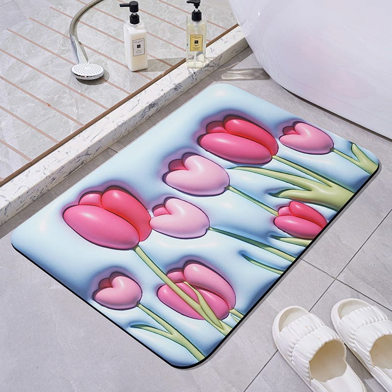 Cute 3D Effect Kawaii Bath Mat ON815 - L / 40*60cm *3.5mm