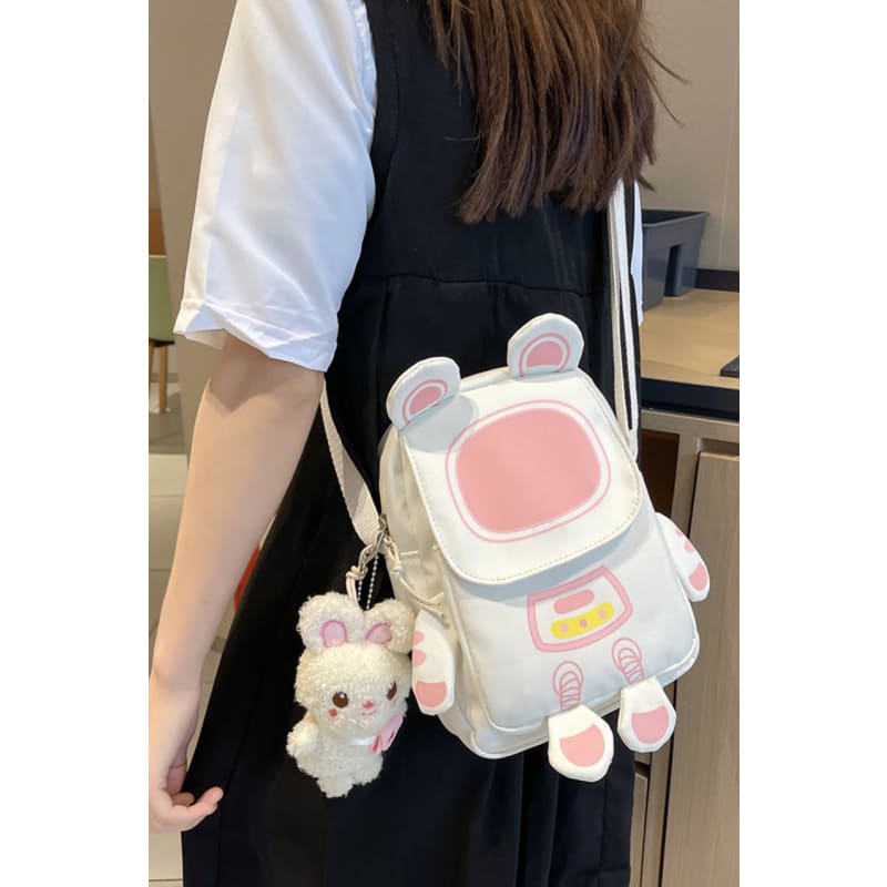 Cute Animal Ears Messenger Bag - One-Size / Pink