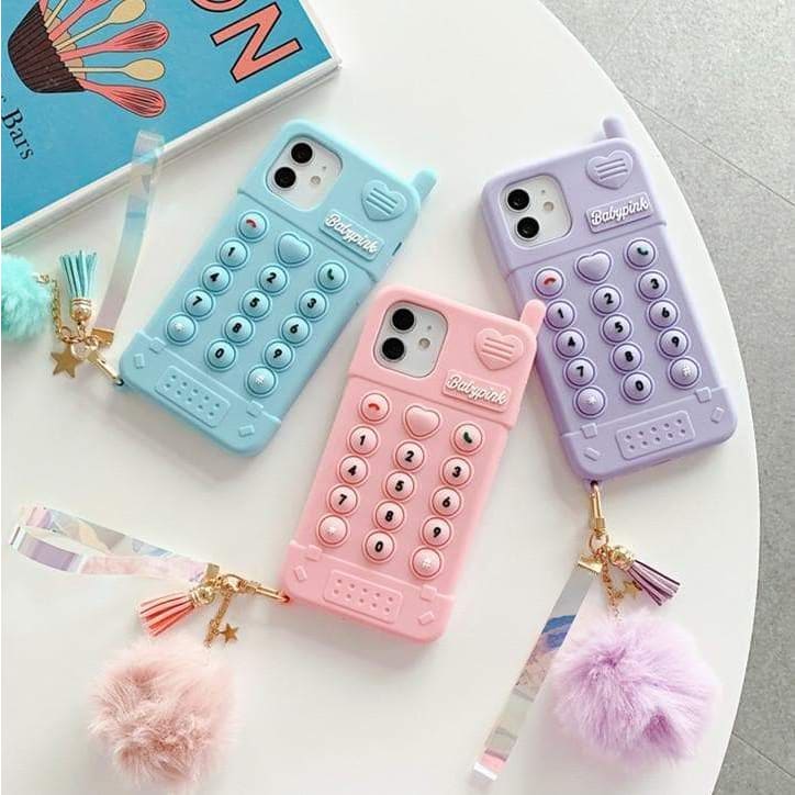 Cute Blue/Pink/Purple Kawaii Pastel Phone Case MK16173