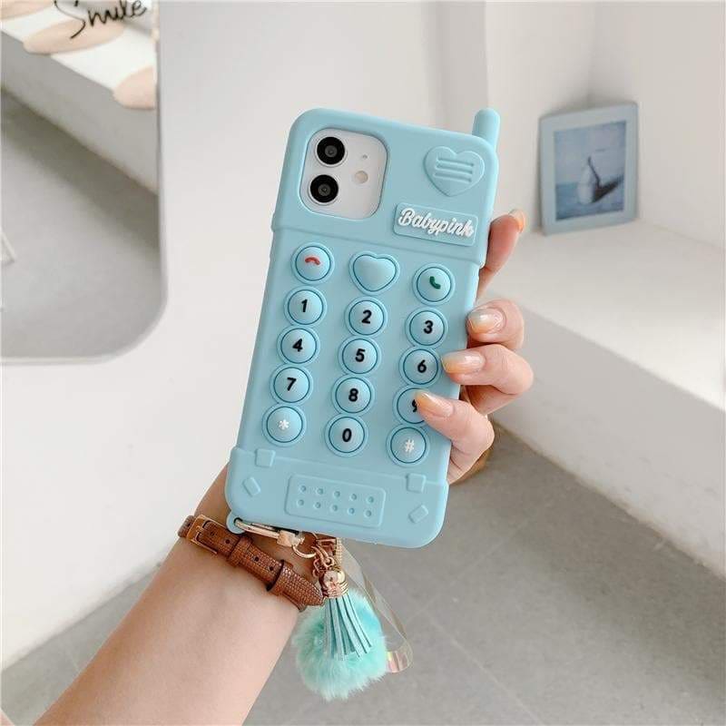 Cute Blue/Pink/Purple Kawaii Pastel Phone Case MK16173