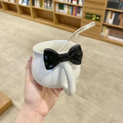 Cute Bow Mugs ON1457 - Black / 201-300ml