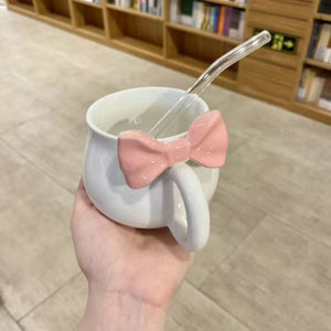 Cute Bow Mugs ON1457 - Pink / 201-300ml