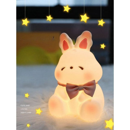 Cute Bread Rabbit Pat Lamp Night Light - Lamp