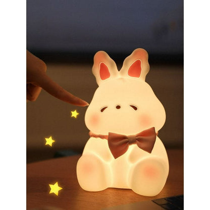 Cute Bread Rabbit Pat Lamp Night Light - Lamp