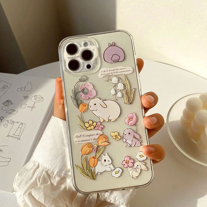 Cute Bunny iPhone Case - IPhone Case