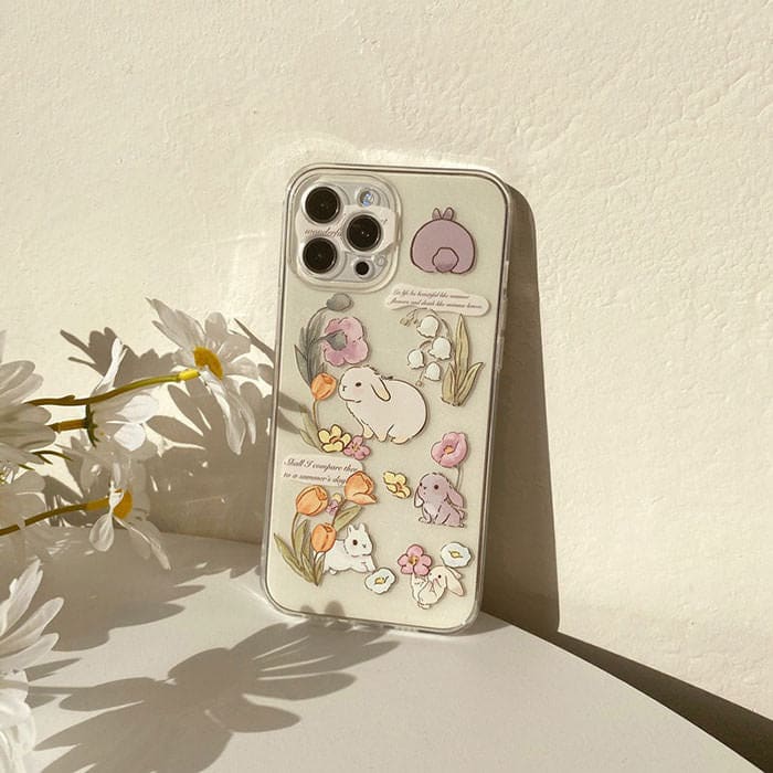 Cute Bunny iPhone Case - IPhone Case