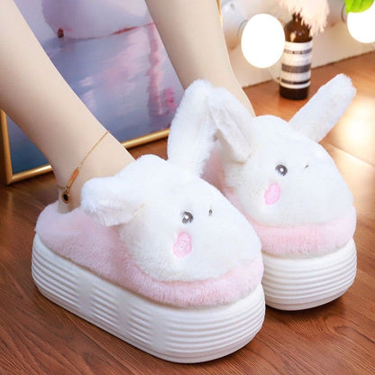 Cute Soft Bunny Warm Pastel Slippers ON891 - slippers