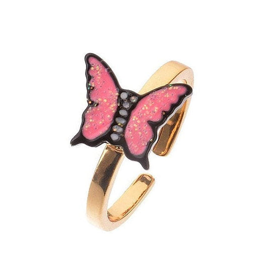 Cute Butterfly Opening Ring - ring