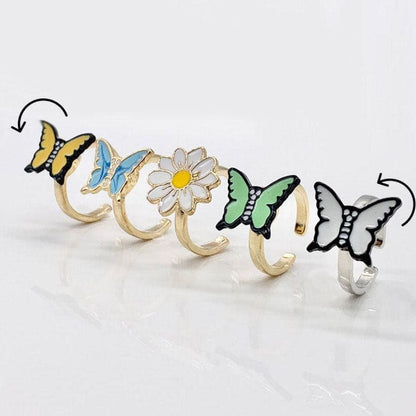 Cute Butterfly Opening Ring - ring