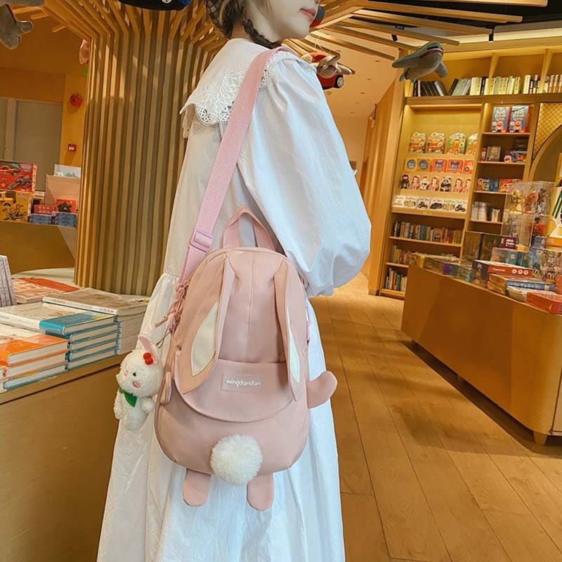 Cute Cartoon Bunny Ears Backpack