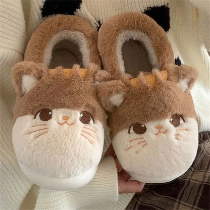 Kawaii Aesthetic Y2K Cute Fairy Cute Cat Cotton Slippers MK Kawaii Store