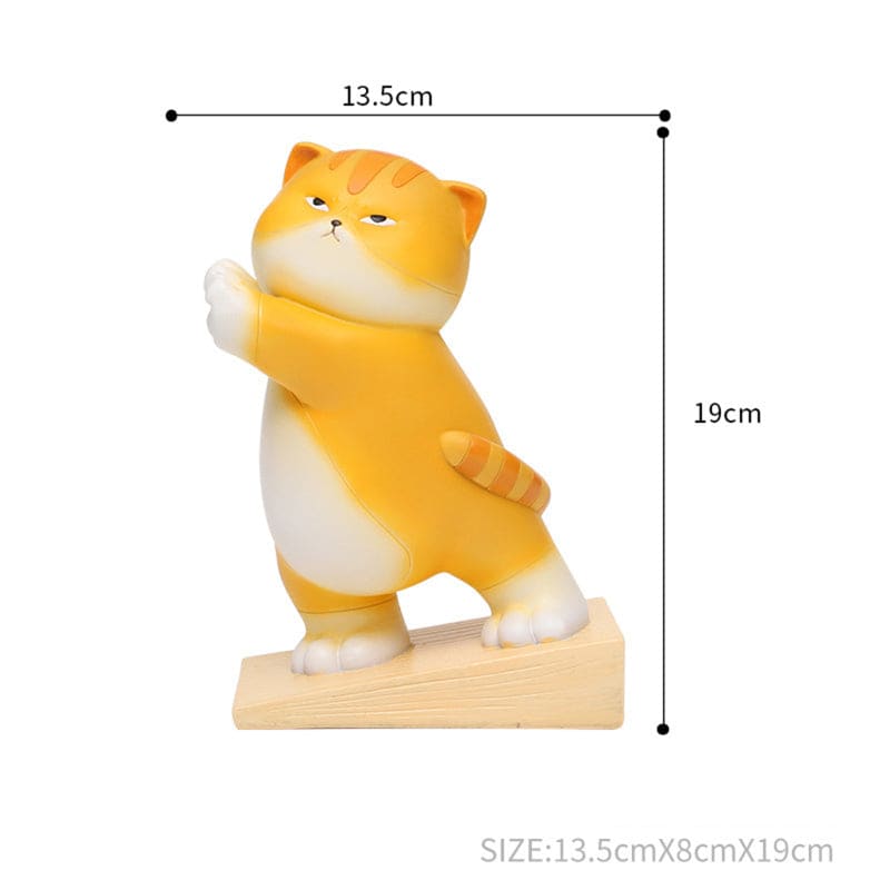 Cute Cat Door Stopper Wedge - 13.5x19cm