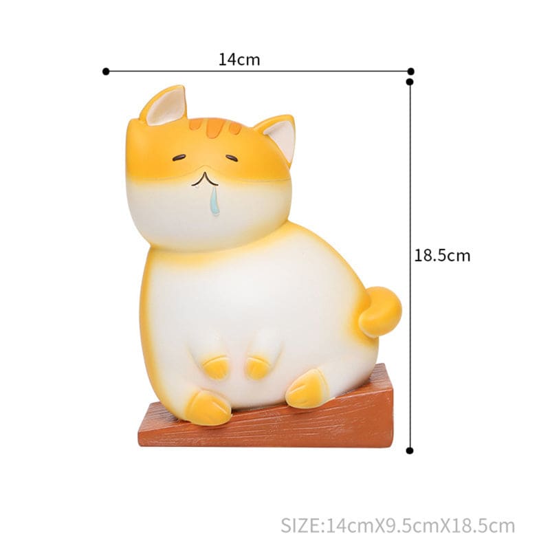 Cute Cat Door Stopper Wedge - 14x18.5cm