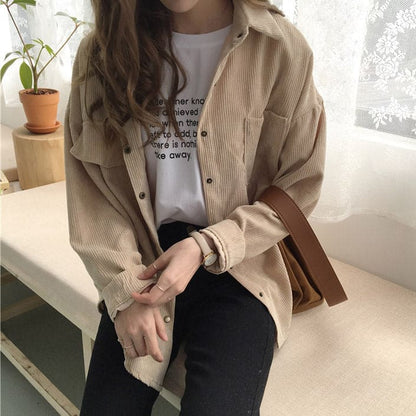 Cute Cord Shirt - Jackets