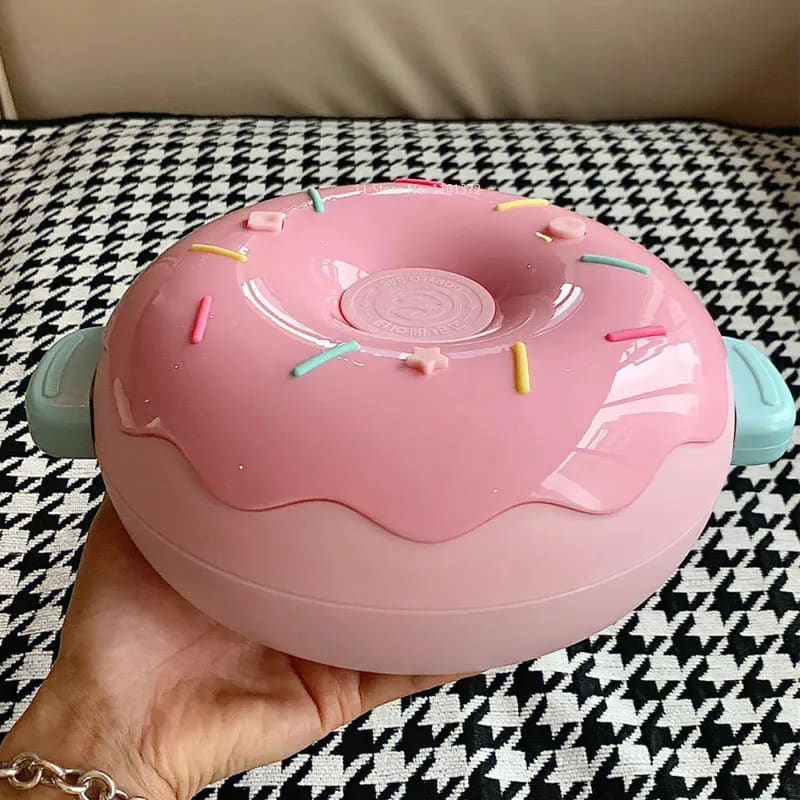 Cute Donut Stainless Steel Lunch Bento Box