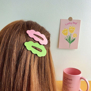 Cute Flower Abstract Hair Clips - Other