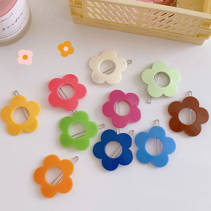 Cute Flower Hair Clips - Other