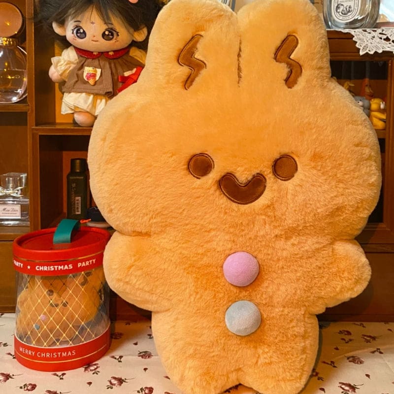 Cute Gingerbread Rabbit Pillow - Lovesickdoe - 40cm