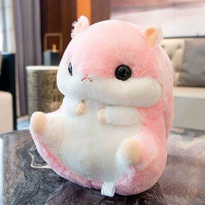 Cute Hamster Pillow - Pink