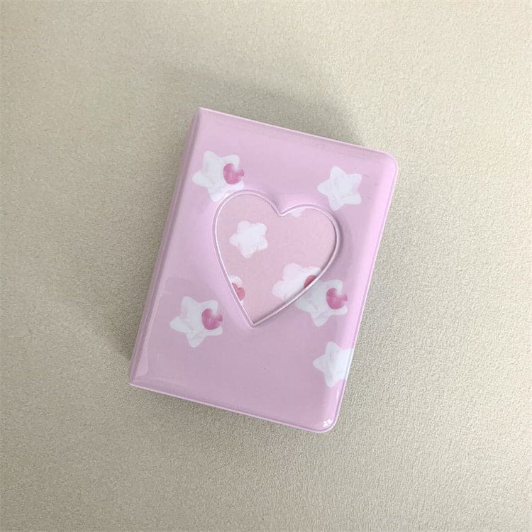 Cute Heart Photo Album - Standart / Pink Star - Photo Album