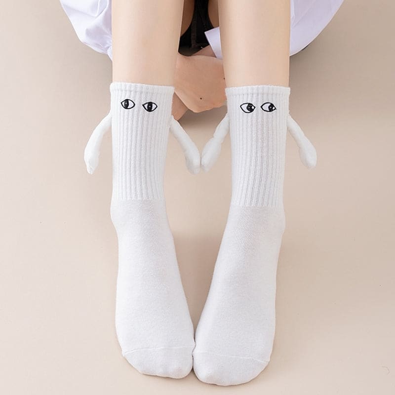 Cute Holding Hands Magnetic Socks