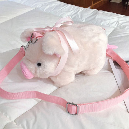 Cute Mini Pig Shoulder Bag - Standart / Pink - Handbags